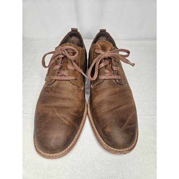 Cole Haan Feathercraft Grand Blucher Mens Shoes 9.5M Brown Leather Oxford C29703 - Picture 4 of 9